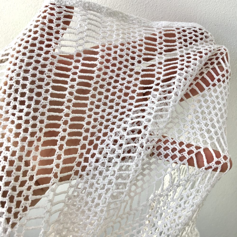 Mesh Kimono grob